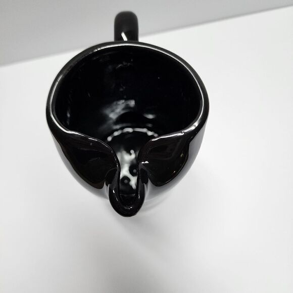 Vintage Imported BLACK VELVET Blended Canadian WHISKEY 6" Ceramic Pitcher Mug - Picture 5 of 6